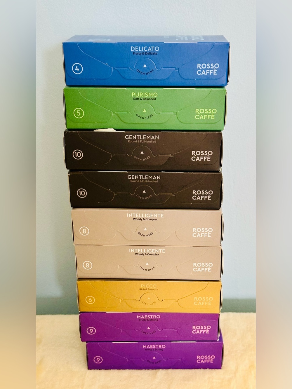 Rosso Caffe Original Collection ~9 Variety Packs For NESPRESSO Original Machines - Picture 13 of 14